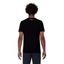 Mammut Wander-Tshirt Core Logo (aus recyceltem Polyester und organischer Baumwolle) schwarz Herren